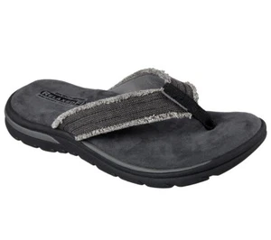 Skechers Herren Relaxed Fit: Supreme - Bosnia Sandalen Gr: 8 Schwarz (64152/BLK) - Bild 1 von 17
