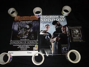 2 Posters 11x17" & Pamphlet SIGNED Jamey Jasta Kirk Windstein Kingdom of Sorrow - Picture 1 of 10