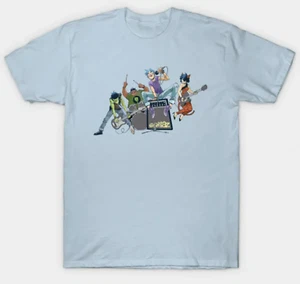 Gorillaz T-Shirt Erwachsene klein - 3XL XXXL hell Baby blau Fan Kunst - Bild 1 von 2