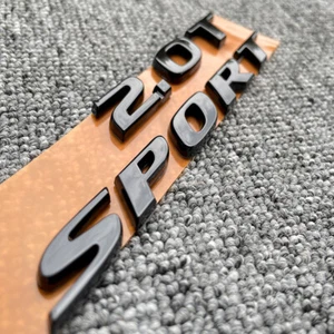 FOR Honda 2018-2022 Accord Gloss Black 2.0T Sport Emblem Set - Picture 1 of 4