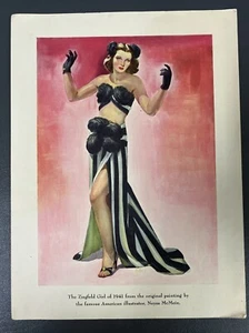 Vintage 1941 Kunstdruck Pinup Neysa McMein Ziegried Girl - Bild 1 von 8