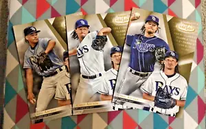 Chris Archer #92 Rays lot of 3 all classes 04/10 made 2018 Topps Gold Label 5x7 - Picture 1 of 3