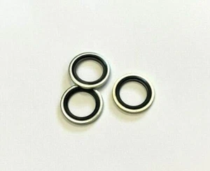 Bonded Seal Washer - 1/2" BSP Nitrile Sealing . Self Centralising - not Dowty - Picture 1 of 1