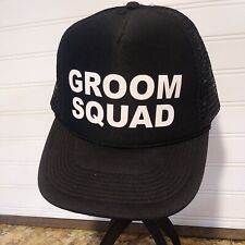Groom Squad Vintage Trucker Otto Snapback Hat Wedding