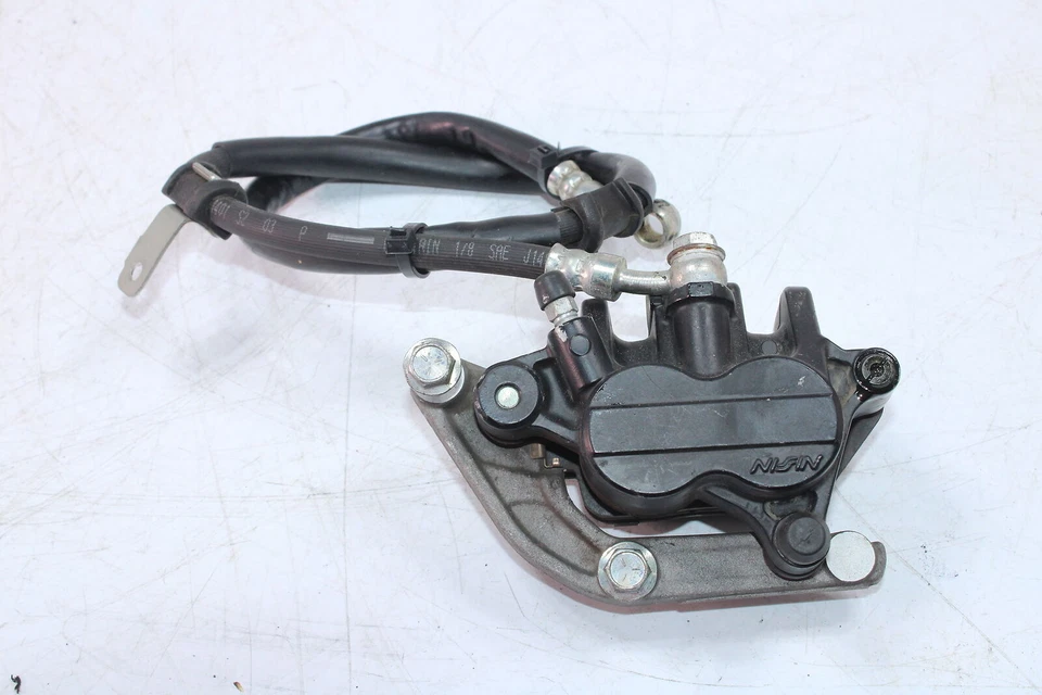 2015 Suzuki GW250F REAR BACK BRAKE CALIPER W MOUNT BRACKET - Image 1 of 4