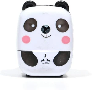 2 X Pencil Sharpener Cute SENRISE Metal Desktop with Handle PANDA - Picture 1 of 3