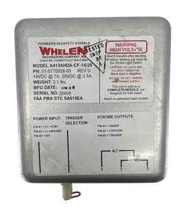 Whelen Engineering Model A413AHDA-CF-14/28 Strobe Power Supply - 01-0770028-05 - Bild 1 von 6