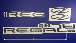 Regal boat Emblems 28" black + FREE FAST delivery DHL express - Stickers Set - Bild 1 von 8