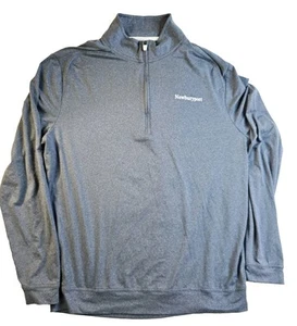 Johnnie-O Mens Heather Performance 1/4 Zip Pullover Size M Stretch Newburyport - Picture 1 of 11