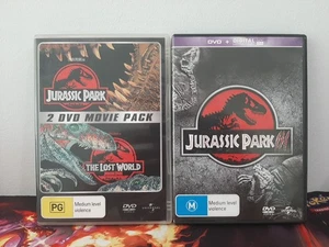 Jurassic Park 3 DVD Set - Jurassic Park, The Lost World & Jurassic Park 3 🍿 - Picture 1 of 5