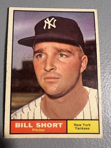 Menge: 1961 Topps Baseball - Bill Short (New York Yankees) #252 - Sehr guter Zustand/Ex - Bild 1 von 2