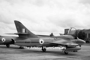 Indian Air Force Hawker Hunter T.66 BS487 at RAF Benson (1960) Photograph - Picture 1 of 1