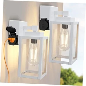 Outdoor Light Fixtures, Porch Sconces Wall Mounted Lighting, Outdoor Wall - Picture 1 of 8