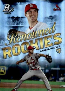 2019 Bowman Platinum Renowned Rookies #RR-6 Dakota Hudson St. Louis Cardinals - Picture 1 of 2