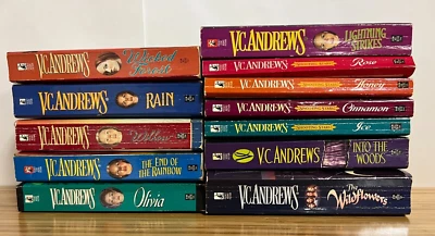 VC Andrews -mixed lot - 12 from series of Shooting Stars/De Beers/Hudson & Logan Foto 1 de 4