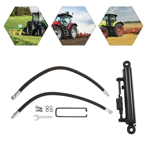 Hydraulic Top Link Cat. 1-1 with Locking Block 16 1/8- 22 7/16” w/ 2 x Hose New - Picture 1 of 14