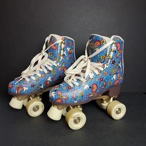 Impala Size 8 Women's Quad Skates Rollerskate Rollerskates Artistic Harmony Blue - Picture 1 of 10