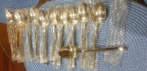 11 Olympia Stainless Steal Soup Spoons Highly Polished high quality - Picture 1 of 3