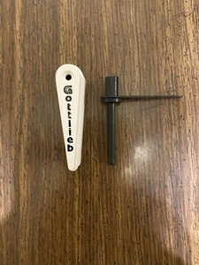 Gottlieb 3 Zoll Flipper Flipper Kunststoff, Schaft und Schraube Neu - Bild 1 von 4