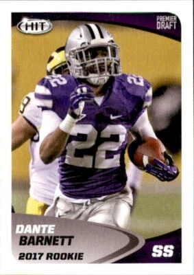 Dante Barnett 2017 Sage Hit Premier Draft Rookie Card #23 - Image 1 of 2