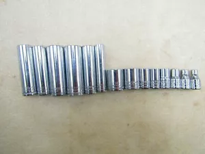 Craftsman Metric socket assortment, 1/4" drive, 14 pieces - Picture 1 of 4