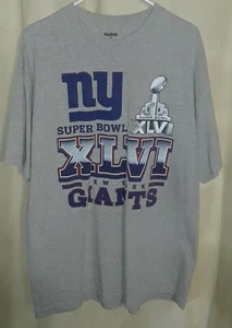 NFL New York Giants Super Bowl XLVI Shirt! Adult XL. - Picture 1 of 2