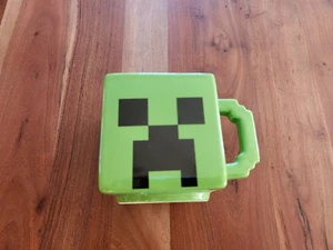 Minecraft Creeper Sculpted Ceramic Mug Green 💖 - Picture 1 of 4