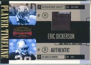 2006 Donruss Gridiron Gear Player Timeline Eric Dickerson G W Prime Jersey 9/35 - Picture 1 of 2