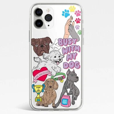 Cartoon Cute Love DOG LIFE Phone Case for Iphone 13 14 15 11 12 ProMax XR 7 8 - Image 1 of 4