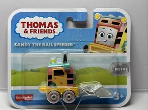 New Fisher-Price Thomas & Friends Sandy The Rail Speeder Metal Train Kids Toy - Picture 1 of 16