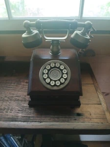 Vintage Western Electric Wooden Push Button (Rotary Look) Phone COLLECTIBLE!! - Zdjęcie 1 z 6