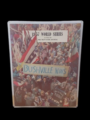1957 MLB World Series as Told by the Milwaukee Journal - Image 1 of 2