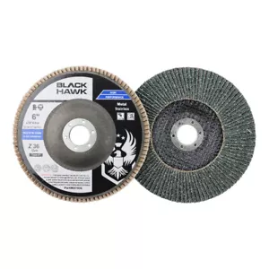 BHA 6" x 7/8" Zirconia Flap Discs Grinding Wheels for Angle Grinder T27 - 5 Pack - Picture 1 of 11