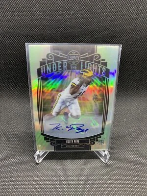2021 Panini Legacy Rookie RC Chome Under the Lights Silver Auto Kwity Paye Colts - Image 1 of 2