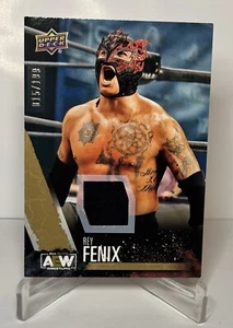 2021 UPPER DECK AEW FIRST EDITION GOLD WORN SHIRT RELIC /199 REY FENIX SP - Picture 1 of 1