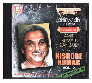 Hindi Karaoke CD Legend Of Amit Kumar Ganguly in Kishore Kumar Vol 2 Aniruddh - Picture 1 of 2