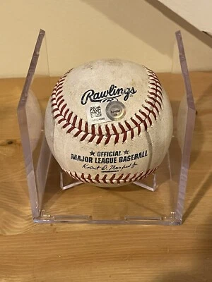 David Ortiz Game Used Hit 2 RBI Double 9/3/16 MLB Holo - Image 1 of 4