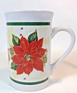 Royal Norfolk Christmas Holiday Weihnachtsstern Sammlerstück Kaffeetasse/Becher - Bild 1 von 8