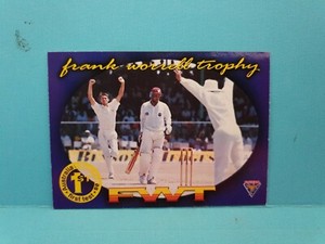 Frank Worrell Trophy🏆1995 Futera SHEFFIELD SHIELD #100 Cricket Card🏆FREE POST