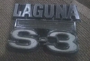 Chevrolet Type Laguna Vitrolux S3 Emblem Metal Vintage Ornament Nameplate 345361 - Picture 1 of 2