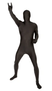 Traje Oficial Adulto de Morphsuits Negro Segunda Piel Disfraz de Halloween XL - Imagen 1 de 1