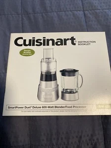 Cuisinart Anleitung Rezept Broschüre SmartPower Duett Mixer/Prozessor BFP-603 - Bild 1 von 8