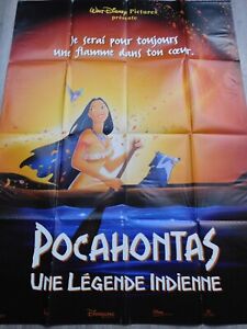 Pocahontas Une Legende Indienne Affiche ORIGIN Poster 120/160 47/63 1995 Disney