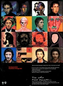 1981 The Who "Face Dances" Classic Album Release Promo Reproduction Print Ad - Picture 1 of 1