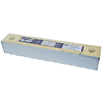 Grodan Delta 10 lana de roca 4 pulgadas x 4 pulgadas x 4 pulgadas UNA tira de 6 4x4x4" Foto 1 de 2