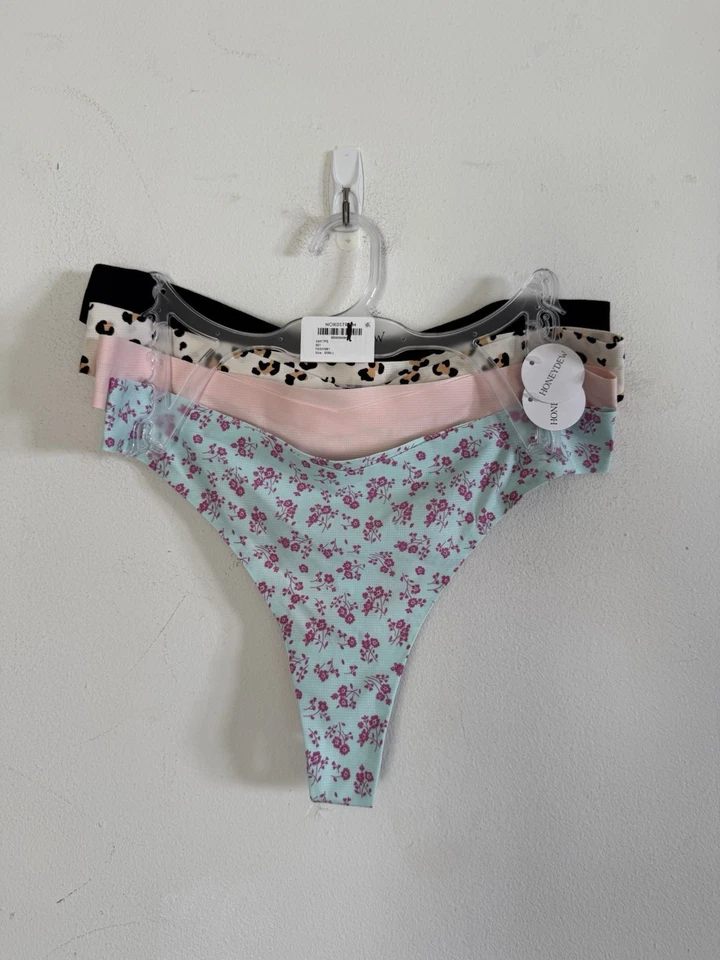 NWT Honeydew Womens 4 Pack Seamless Thongs, Size Small - Image 1 of 4