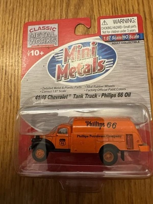 迷你金属 1/87 比例 41/46 雪佛兰坦克卡车,菲利普斯 66 油 — 第 1/3 张图片
