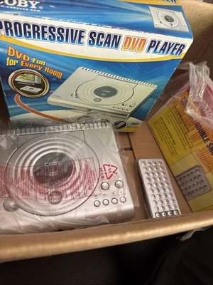 Coby DVD-217 Compact Progressive Scan DVD Player New Open Box - Image 1 of 4