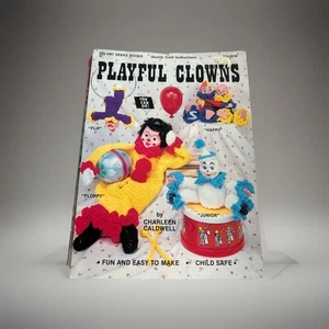 Pat Depke Books ~ PLAYFUL CLOWNS Crochet Book #PD-5516 By:Charleen Caldwell - Picture 1 of 4