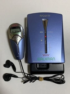 Reproductor de casete portátil Sony Walkman WM WE1 azul calidad de audio mejorada - Imagen 1 de 10